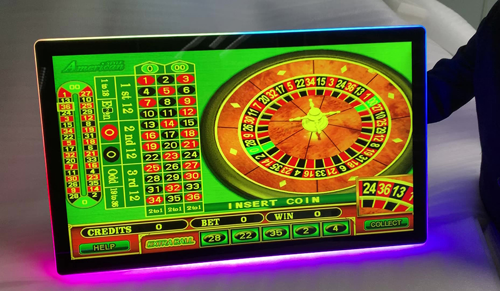 LED-Balken-Touchmonitor