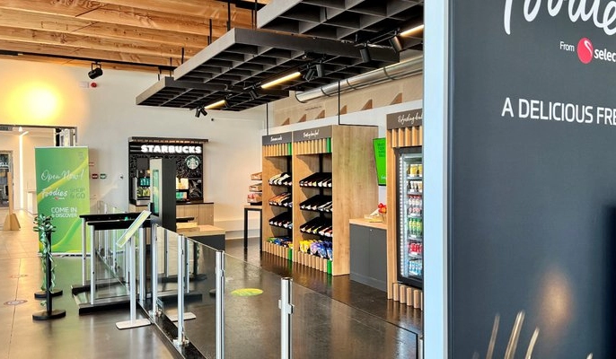 Automatisierter Laden mit Touchscreen