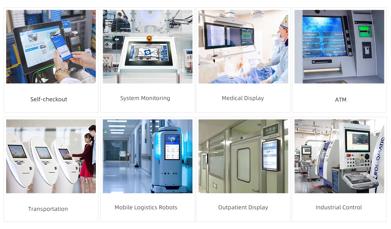 Geschlossener Touchscreen-Monitor 7-27 Zoll (3A-Serie)