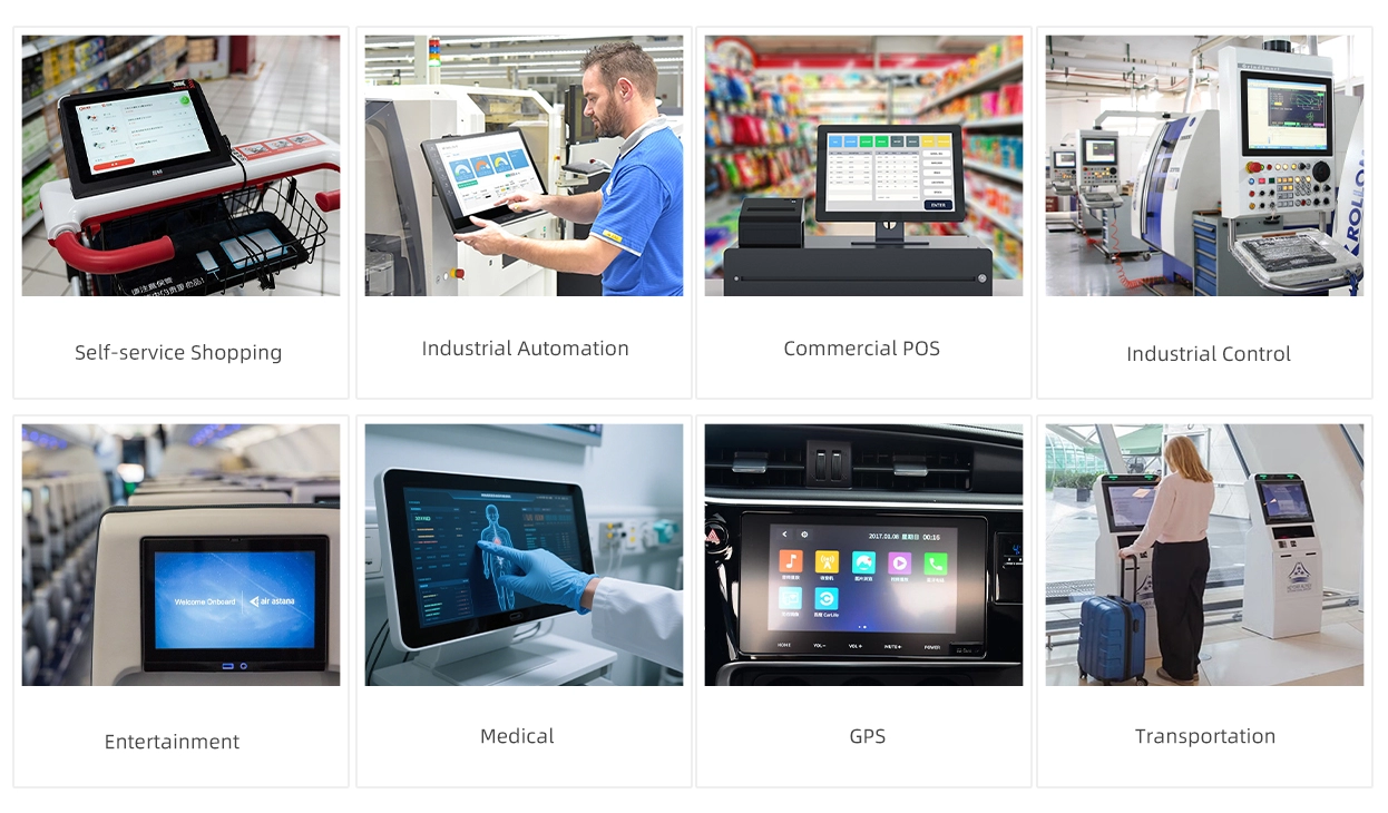 Kapazitiver Touchscreen von 3,5 bis 13,3 Zoll