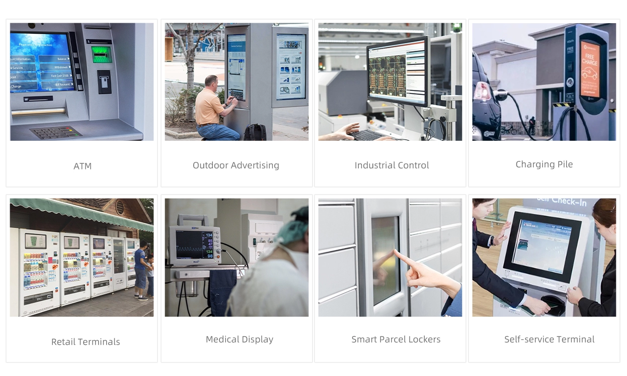 Wasserdichter Infrarot-Touchscreen 10,4 bis 21,5 Zoll (TE-Serie)