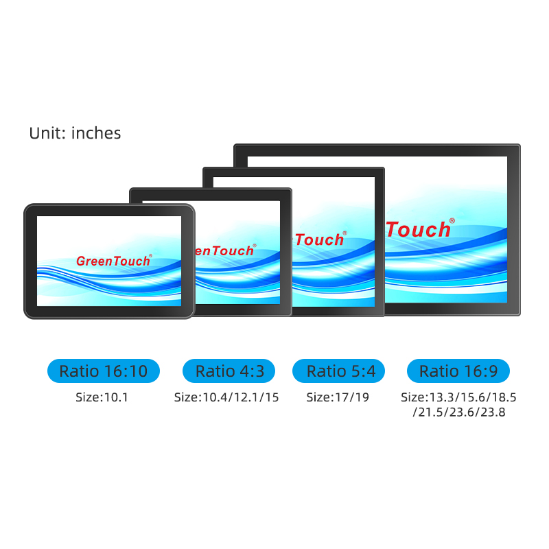 Hochheller Touch-Monitor 10,1&ndash;23,8 Zoll (2CGL-Serie)