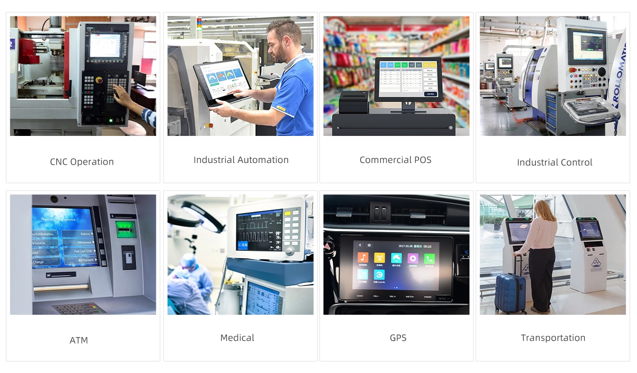 Resistiver Touchscreen 10,4 bis 22 Zoll (4-Draht)