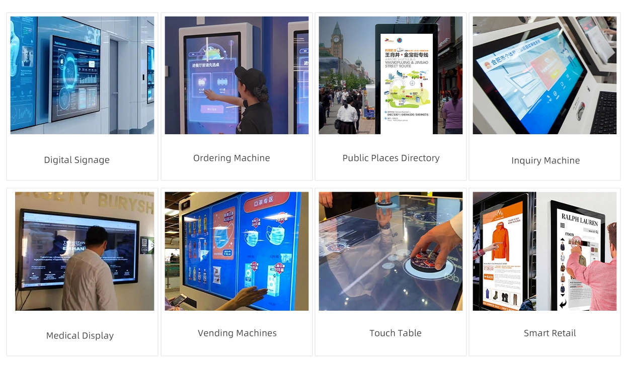 Kapazitiver Touchscreen von 23,6 bis 65 Zoll