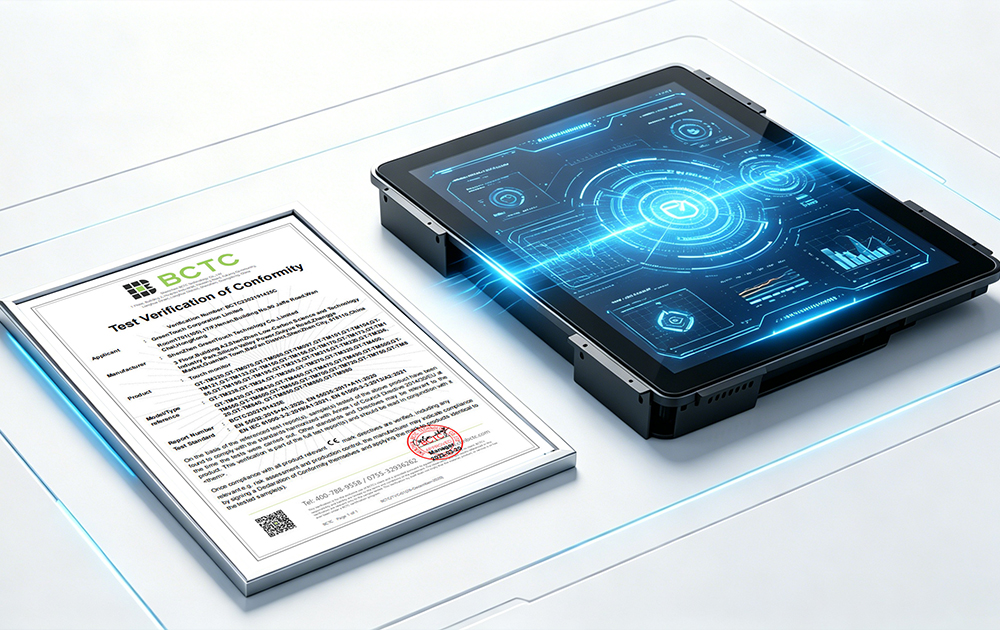 Die Bedeutung der CE-Zertifizierung f&uuml;r industrielle Touchscreens